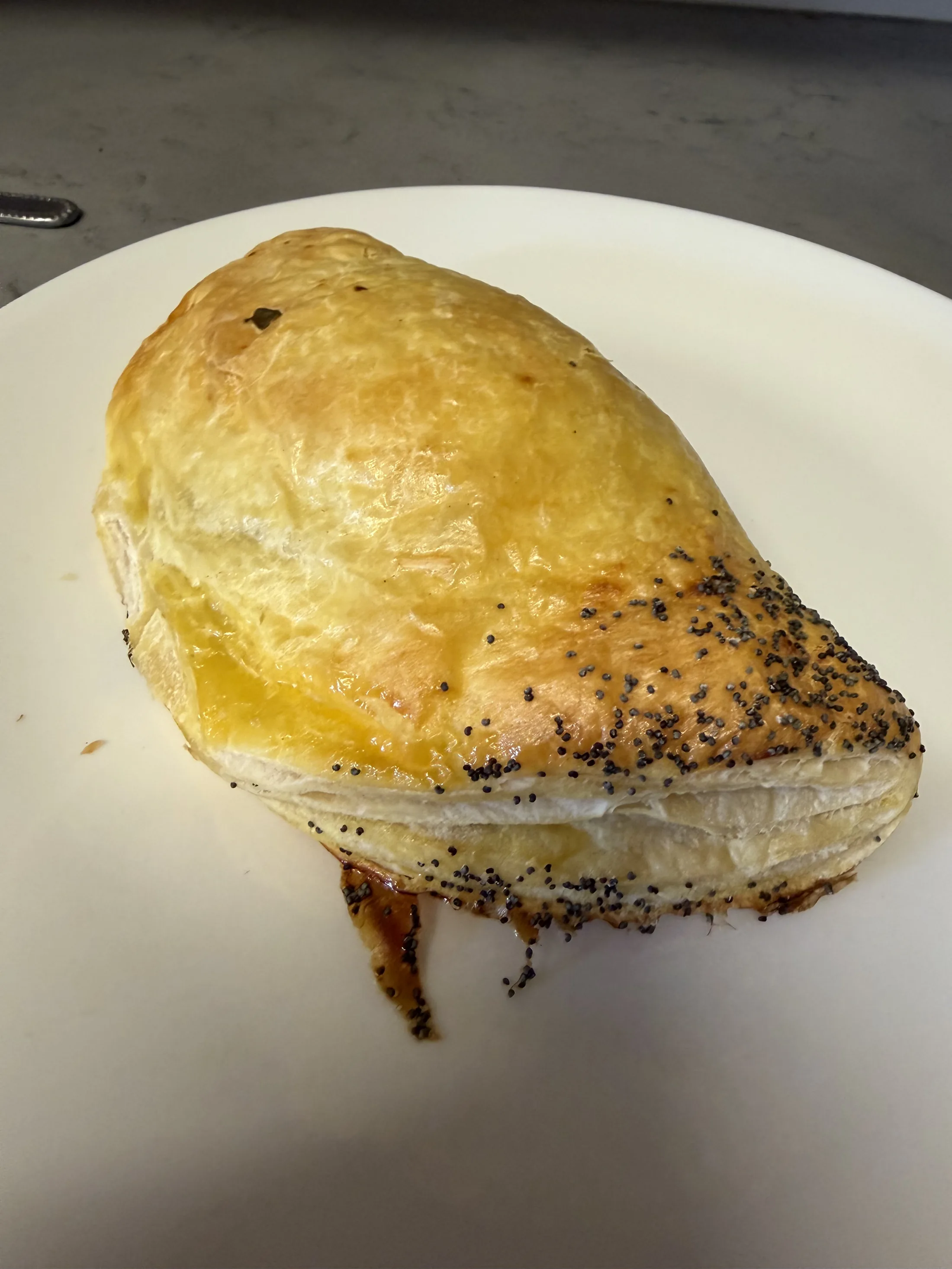 Cheese & Spinach Pastie — Kipling's Bakery, Port Wakefield